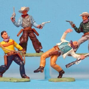 Herald Swoppet Cowboys - 1958 Issues - Group of 4 (#1)