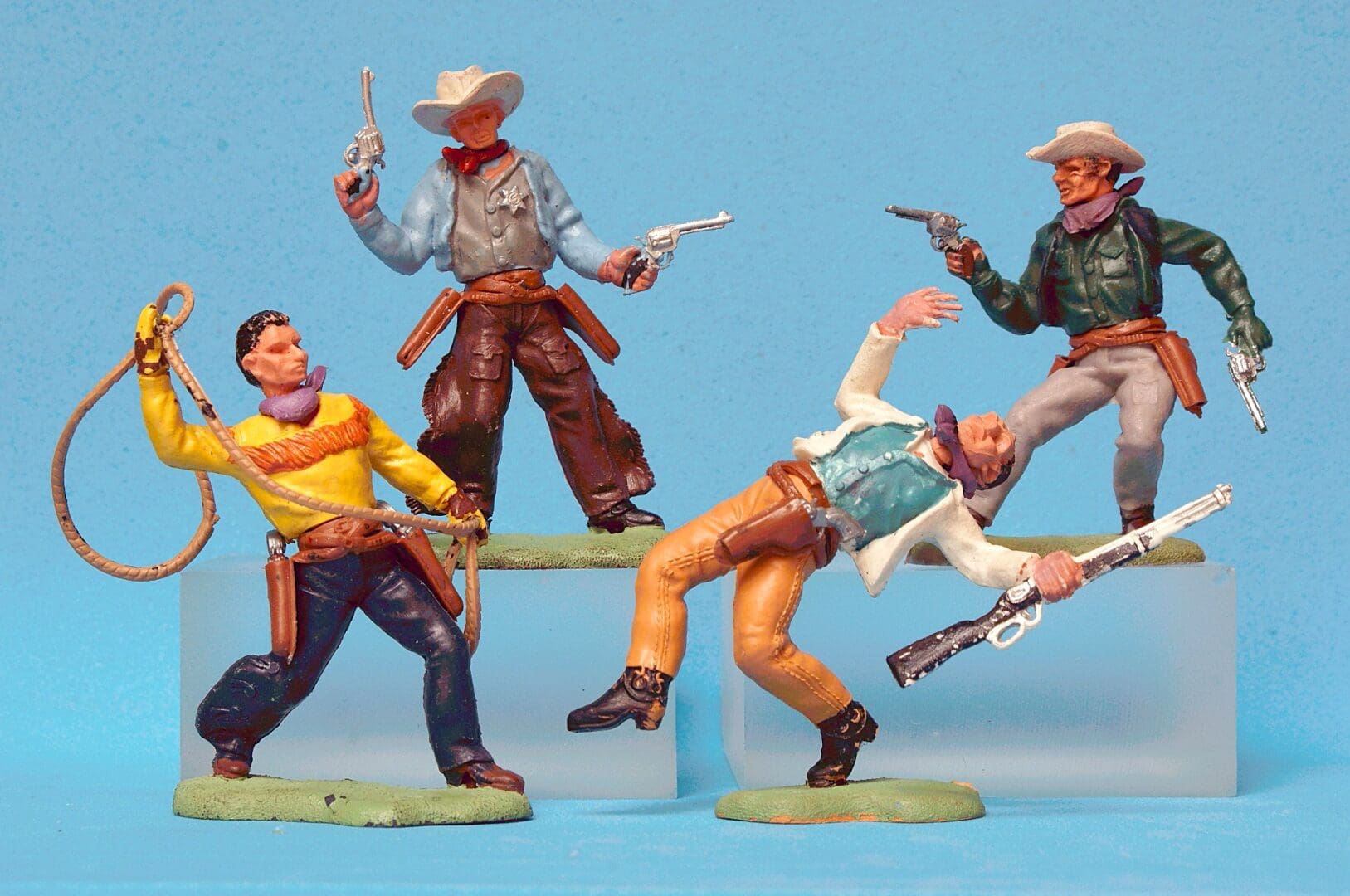 Herald Swoppet Cowboys - 1958 Issues - Group of 4 (#1)