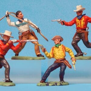 Herald Swoppet Cowboys - 1958 Issues - Group of 4 (#2)