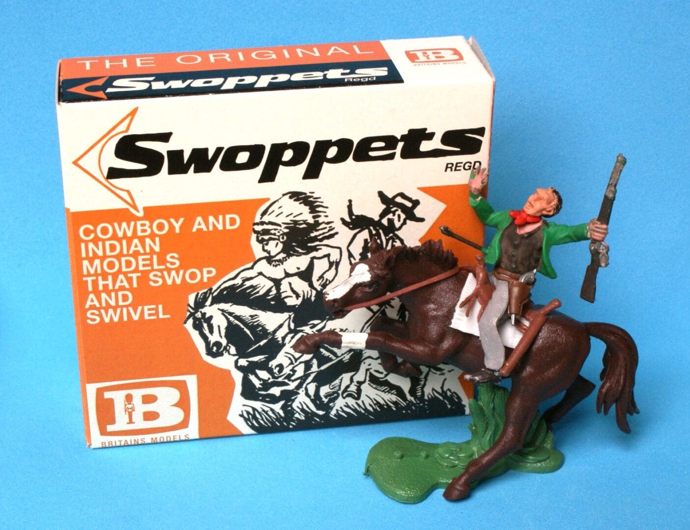 Swoppet Cowboy Wounded by Arrow - Late Issue BLACK Shirt! - Image 5