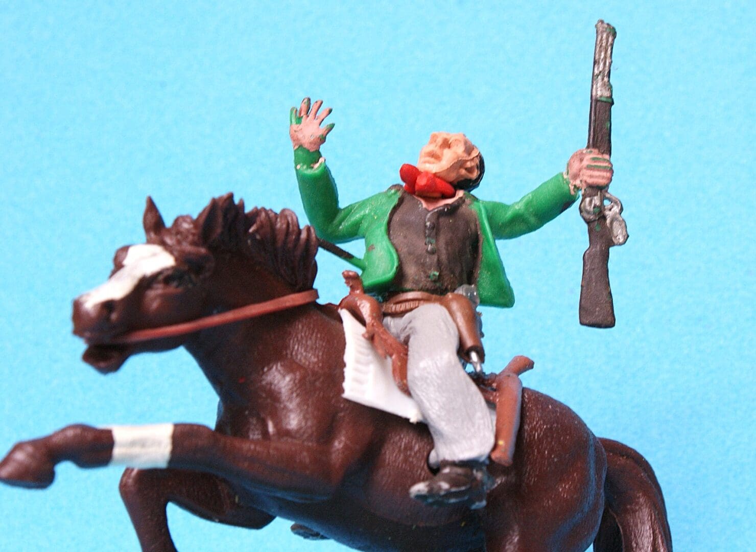 Swoppet Cowboy Wounded by Arrow - Late Issue BLACK Shirt! - Image 2