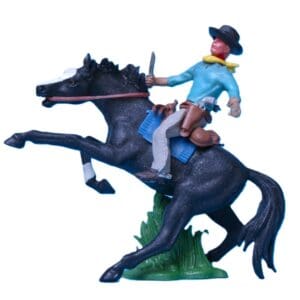 Swoppet Cowboy Knife Fighter Mounted (2nd Series)