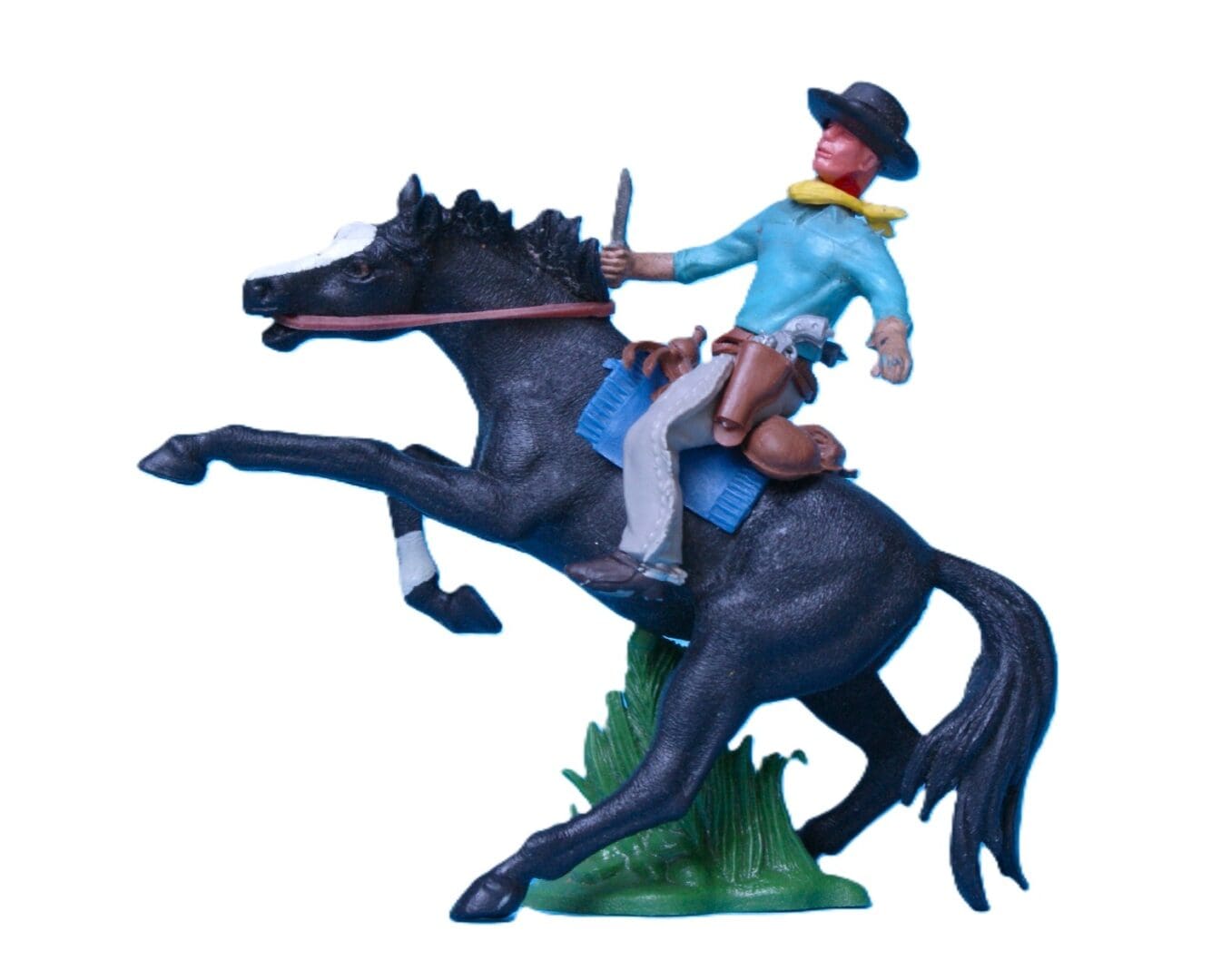 Swoppet Cowboy Knife Fighter Mounted (2nd Series)