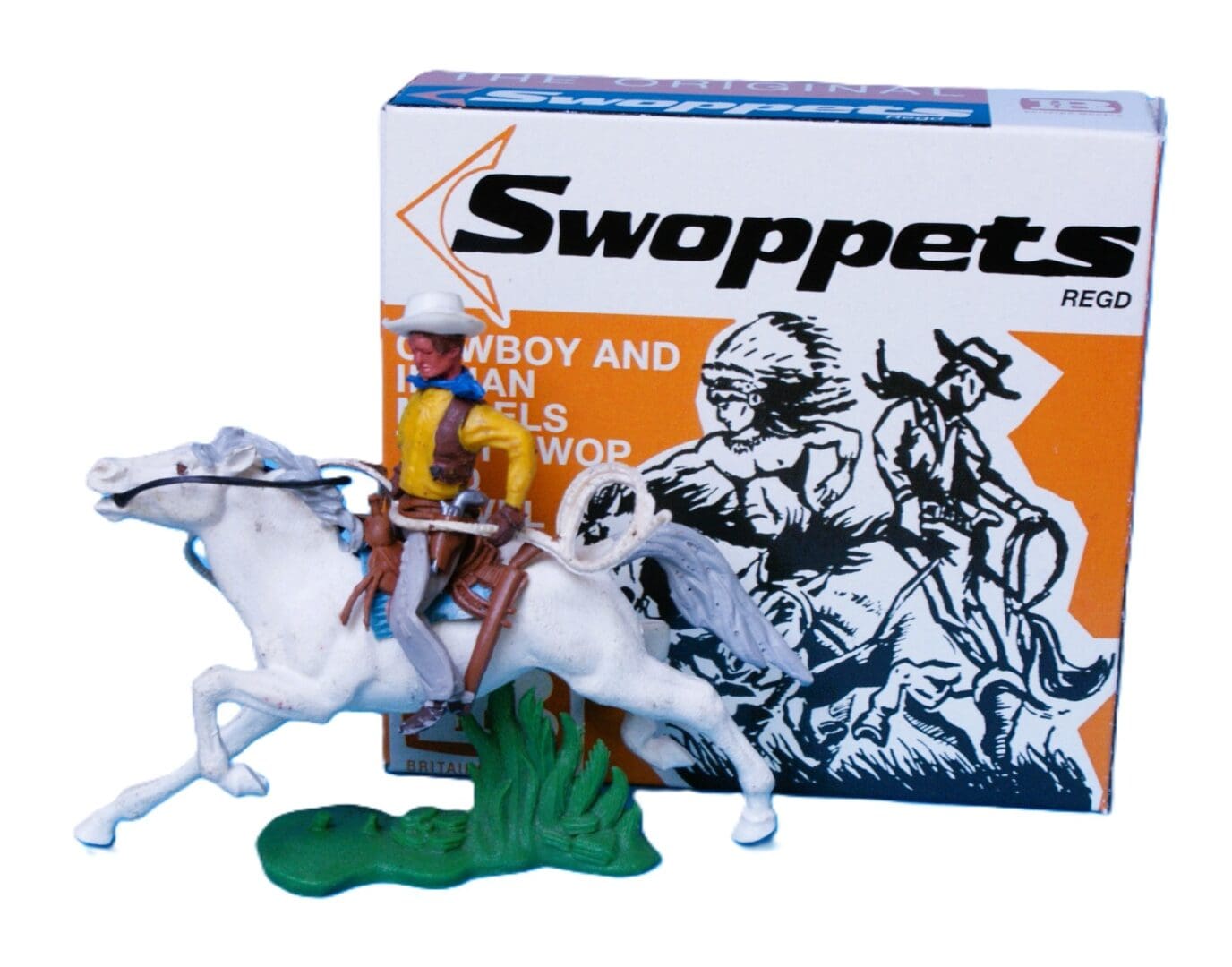 Swoppet Cowboy with Lasso Mounted (2nd Issue) (Copy)