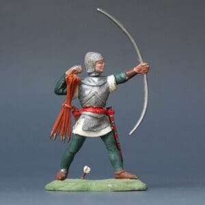 Swoppet C15th Knight Long-bowman - SEA GREEN Hose #1