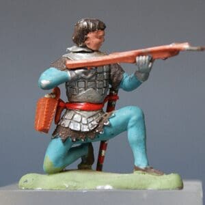 Swoppet C15th Knight Cross-bowman - TEAL BLUE Hose - Superb!
