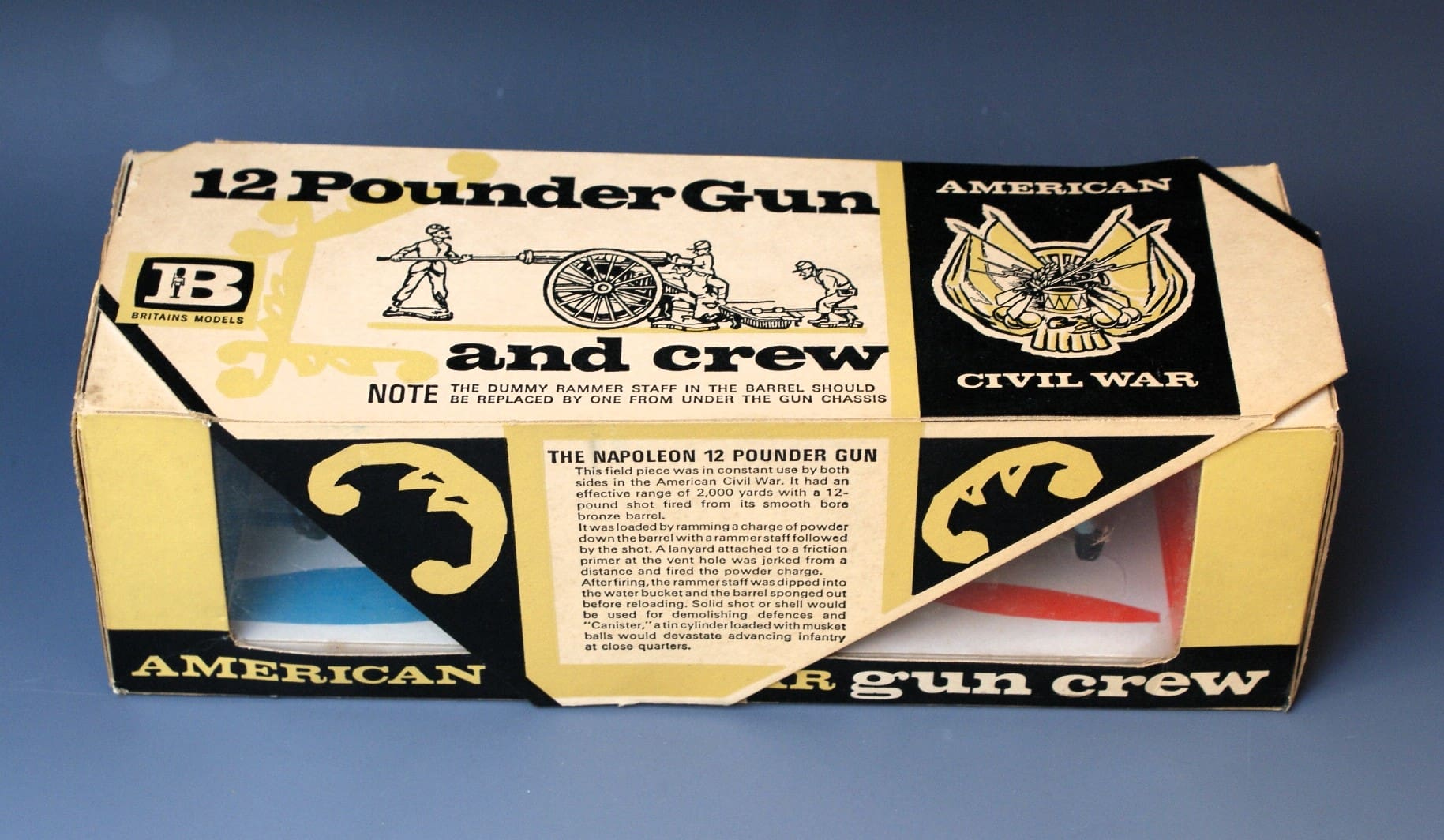 Britains Confederate ACW Gun Team with Gun - Boxed - Image 4