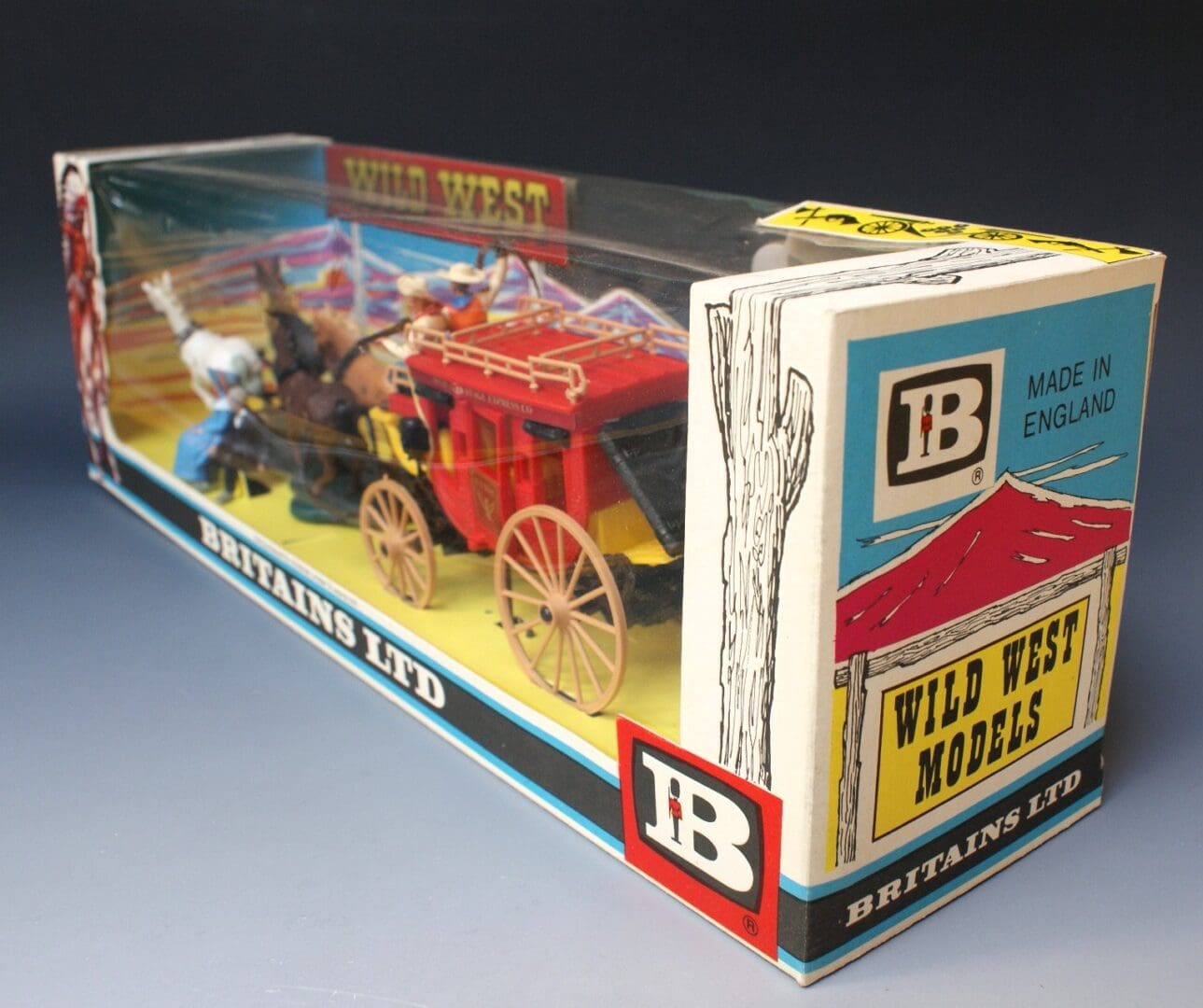 Britains Concord Overland Stagecoach - Wild West Window Box! - Image 7