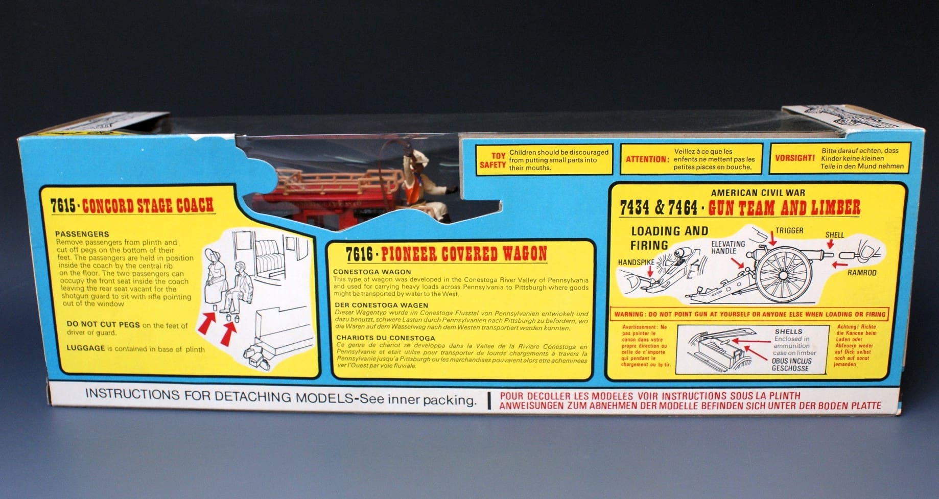 Britains Concord Overland Stagecoach - Wild West Window Box! - Image 6