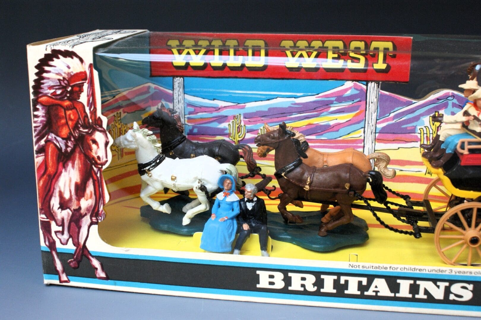 Britains Concord Overland Stagecoach - Wild West Window Box! - Image 3