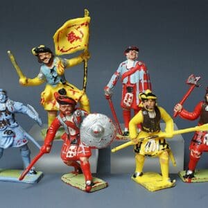 Cherilea 60mm Highland Clansmen - FULL Set of 6 Figures