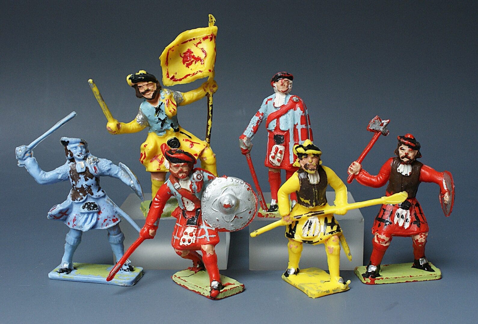 Cherilea 60mm Highland Clansmen - FULL Set of 6 Figures