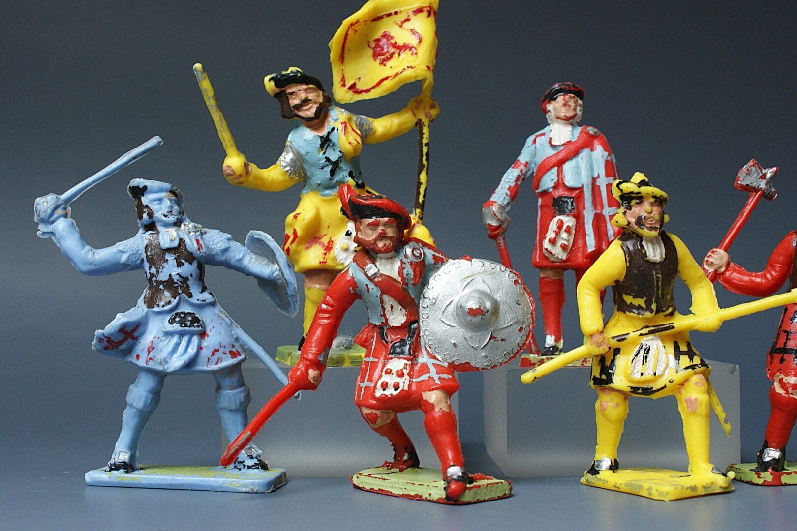 Cherilea 60mm Highland Clansmen - FULL Set of 6 Figures - Image 2