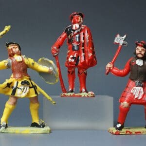 Cherilea 60mm Highland Clansmen - Group of 3 Figures