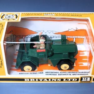 Britains Deetail British Scout Car - VNM Boxed!