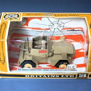 Britains Deetail 8th Army Scout Car - Excellent Boxed!