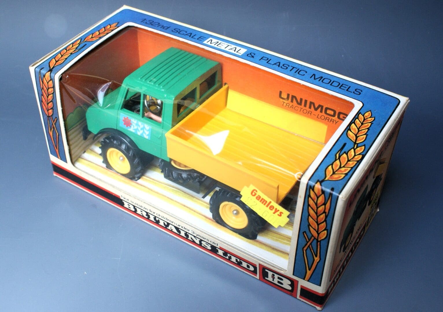 Britains Unimog Tractor-Lorry - Straw Box - New-Old Stock! - Image 3