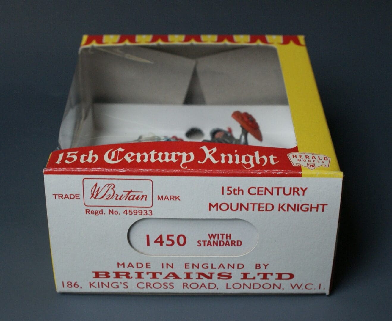 Swoppet C15th Mounted Knight with Standard & REPRO Carton - Image 5