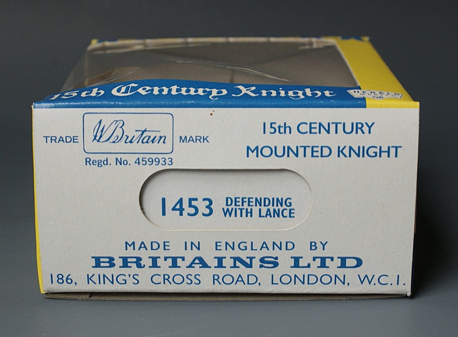 Swoppet C15th Mounted Knight Defending with Lance & Repro Box - Image 6