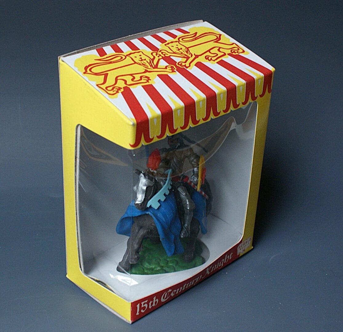 Swoppet C15th Mounted Knight Defending with (PALE Blue) Lance - Image 4