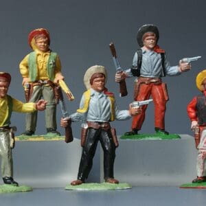 Timpo Solid Wild West Cowboys on Foot (Kendal Collection)