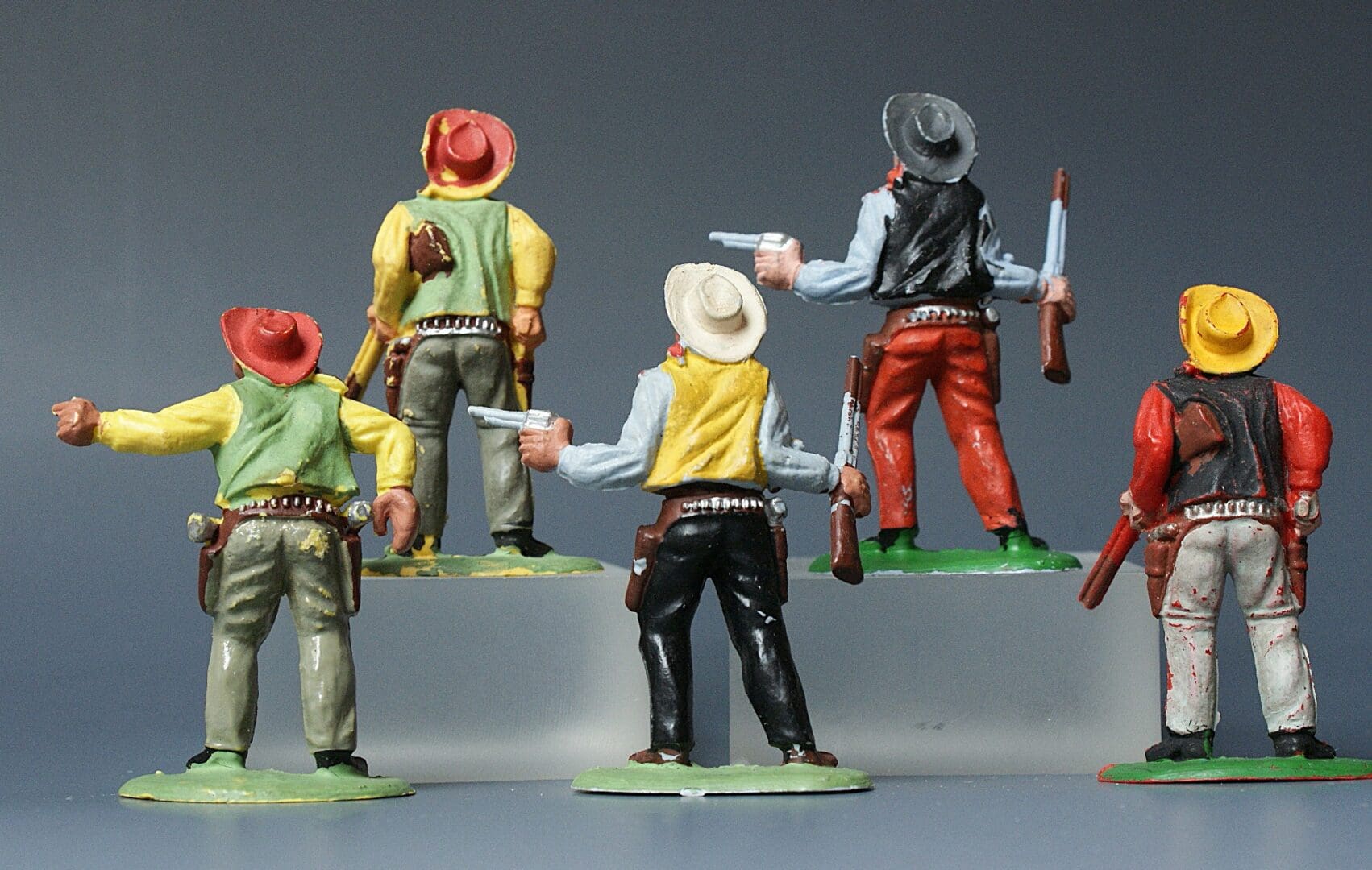 Timpo Solid Wild West Cowboys on Foot (Kendal Collection) - Image 2
