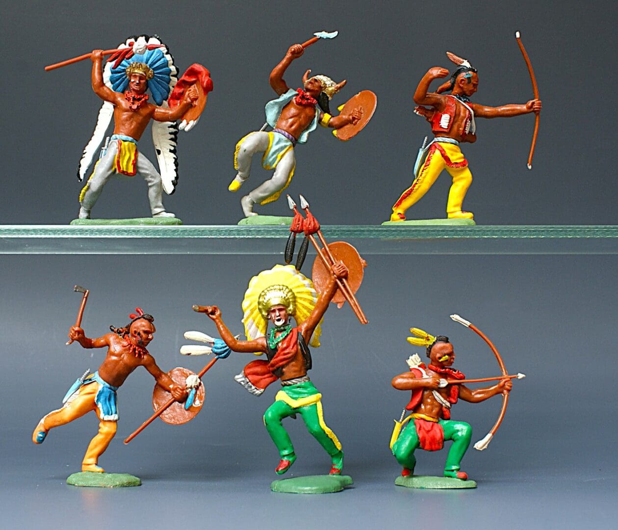 Britains Swoppet Indians - Full Set of 6 Poses (Kendal)
