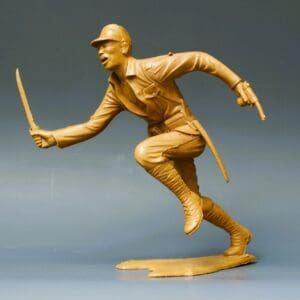 Marx UK Factory 6" Japanese Officer Charging with Sword