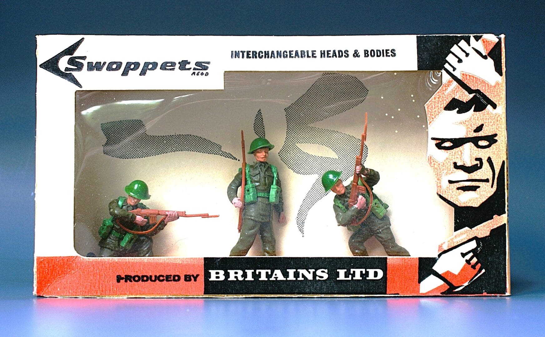 Swoppet Infantry in Action 3 Figure Window Box