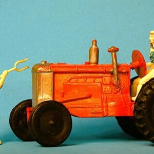 Crescent Farm Tractor with CREAM Plastic Driver - 1960 Issue