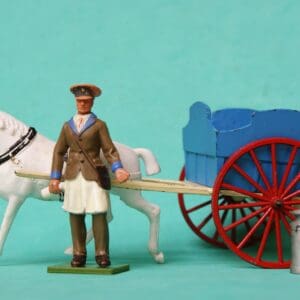 Britains Milk Float (Blue) with Plastic Milkman
