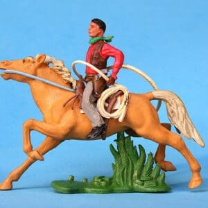 Swoppet Cowboy with Lasso Mounted (2nd Issue)