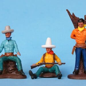 Swoppet 2nd Series Cowboys 3-Figure Set #6 (Sussex)