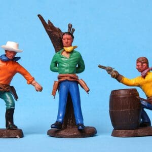 Swoppet 2nd Series Cowboys 3-Figure Set #8 (Sussex)