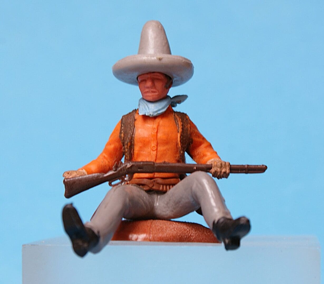 Swoppet 2nd Series Cowboy Resting (LIGHT Brown Base)