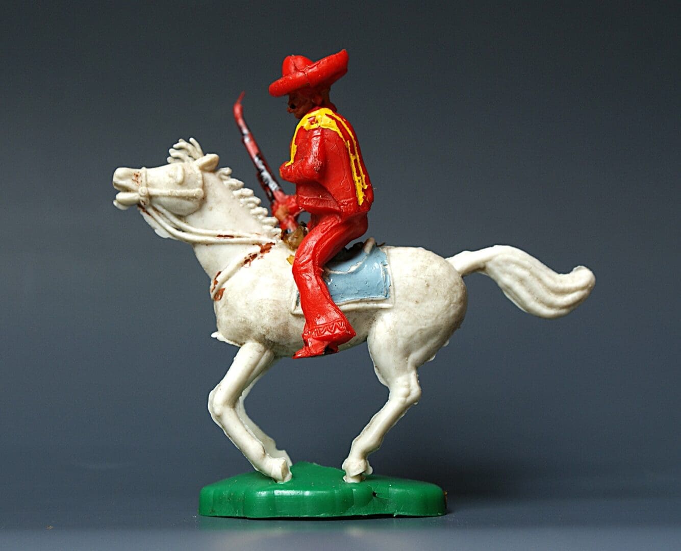 Cherilea 54mm Mounted Mexican in Poncho - Scarce!