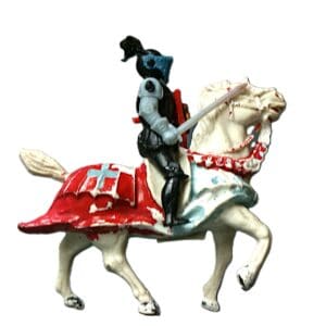 Sacul Paramount Mounted Black Knight - Very Rare!