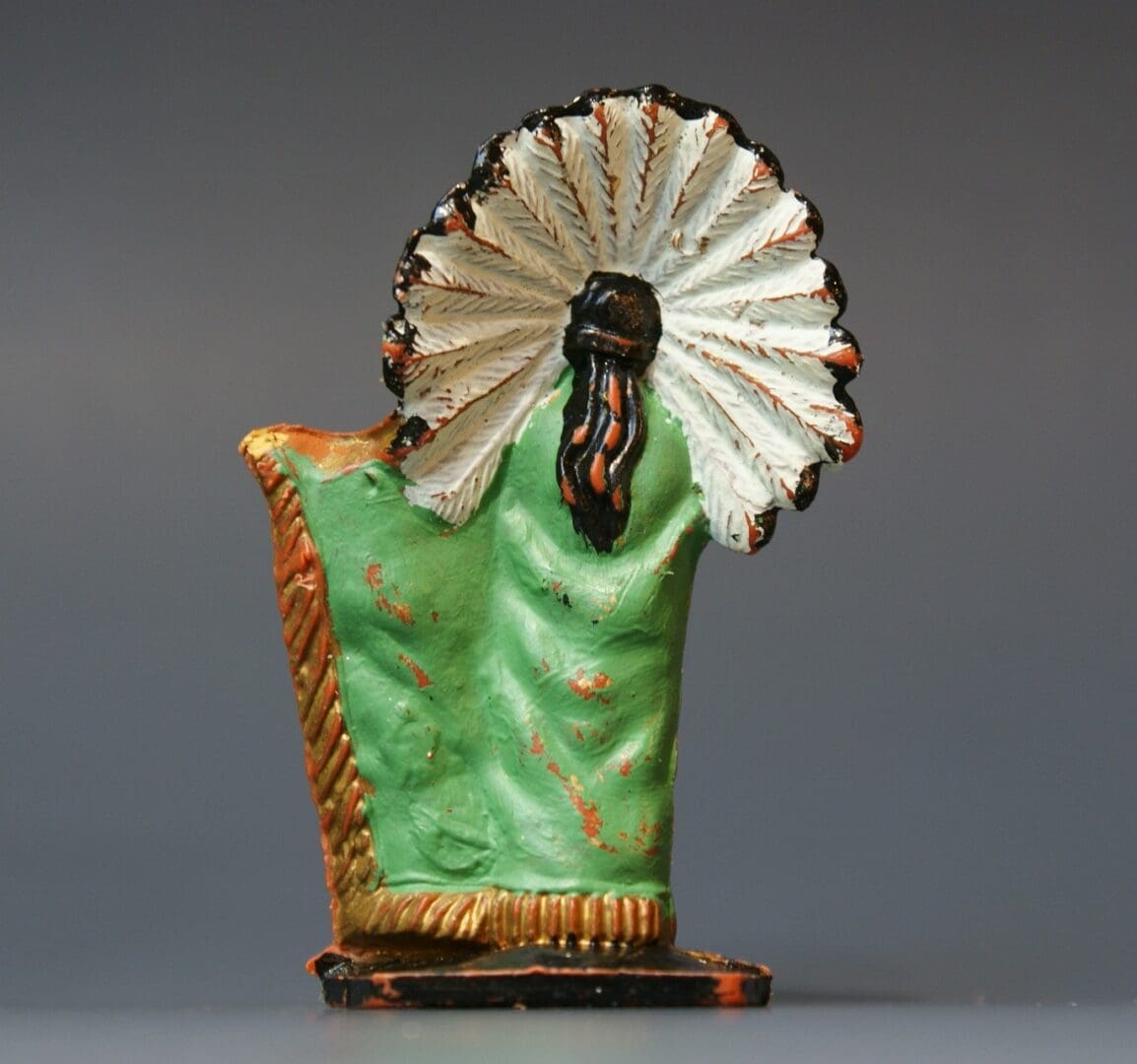 Lone Star Rare Indian Chief Standing in Robe, Pointing - Image 2