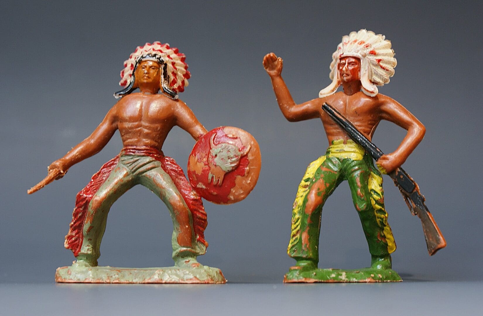 SOLD Lone Star KING SIZE Indians (Incorrect Heads)