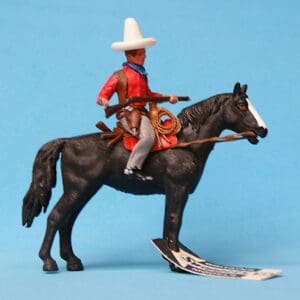 Swoppet Mounted Cowboy Resting (2nd Issue) - with SHOP TAG!