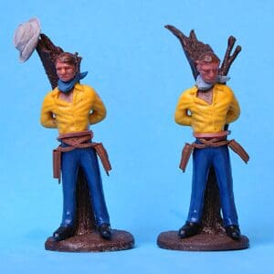 Britains Swoppet Pair of Cowboy Prisoners (2nd Series)