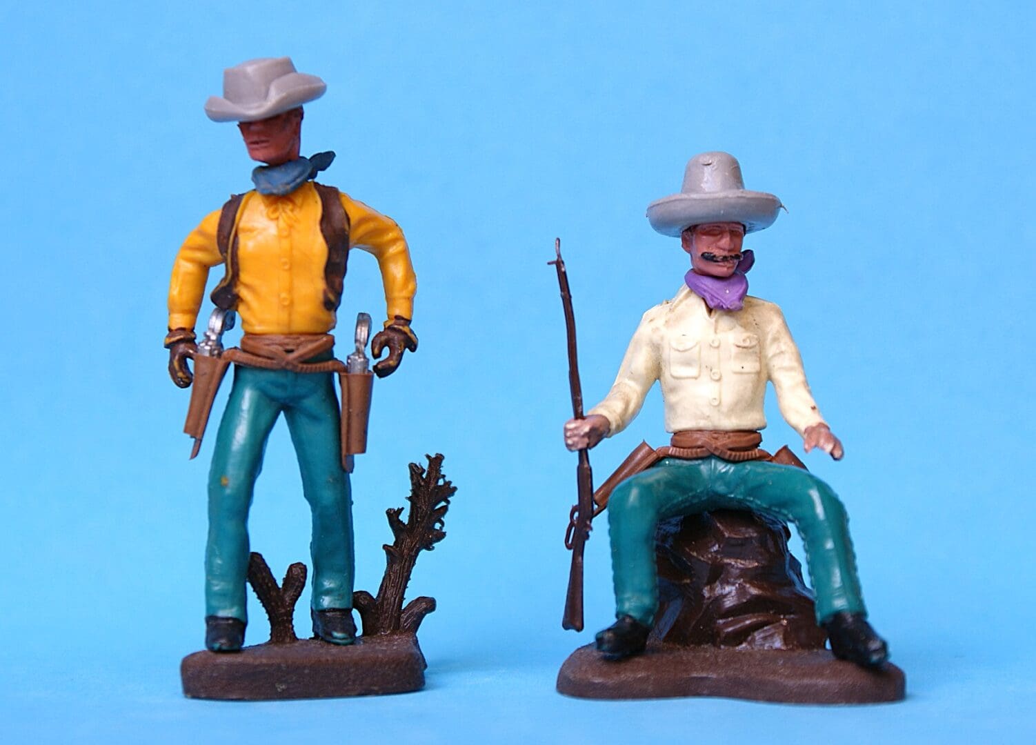 Swoppet Dismounted Cowboy Gunslinger & On Guard (2nd Series)