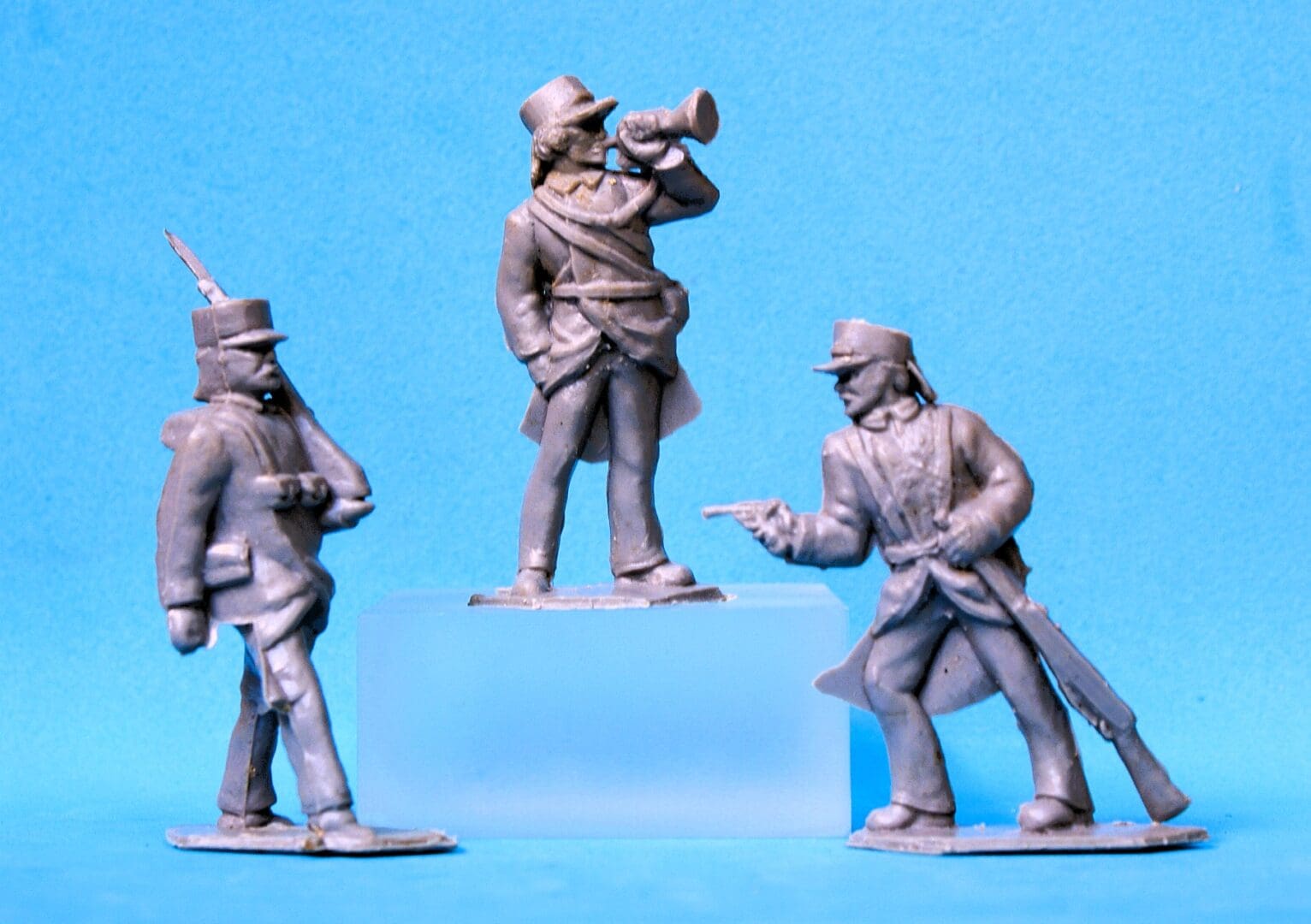 Lone Star Harvey Series ACW Confederates 3 Poses (Unpainted)