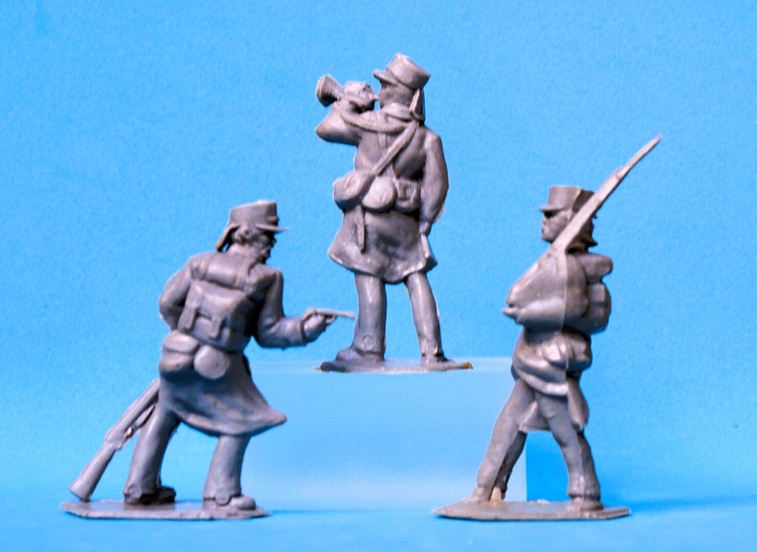 Lone Star Harvey Series ACW Confederates 3 Poses (Unpainted) - Image 2
