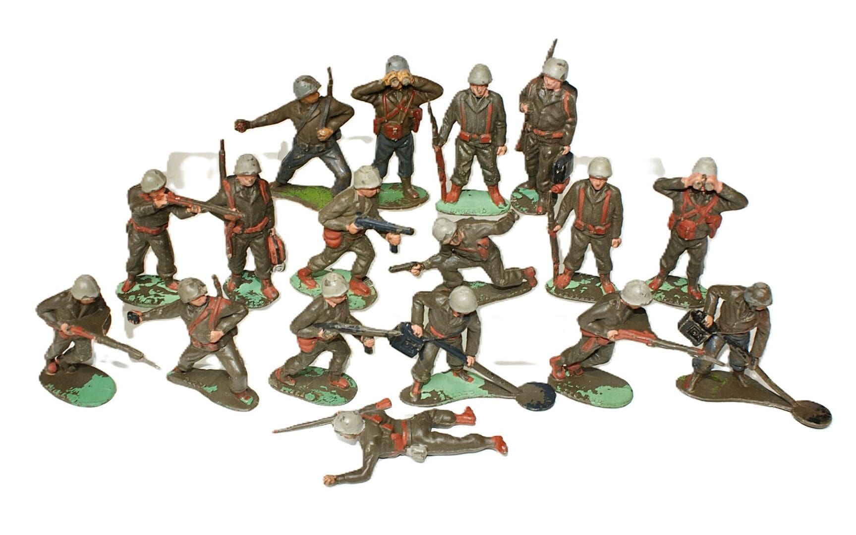 SOLD Timpo Solids US Army Infantry - 17 Figures