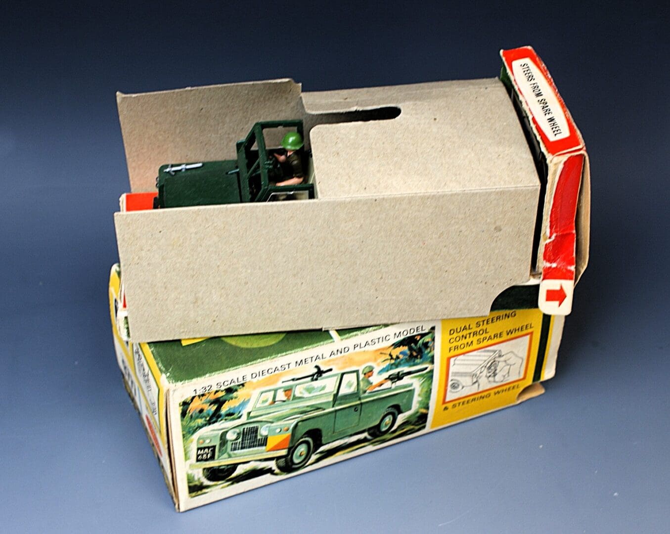 Britains Military LWB Land-Rover in Early Sleeve Box - Image 6