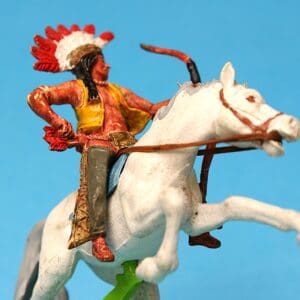 Deetail Mounted Indian Brave with Bow - 1972 1st Issue Figure